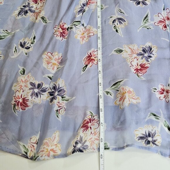 FairSet VTG Dress Women 10 SS Maxi Lined Floral Empir Waist Ties Flowy Cottage - Picture 8 of 16